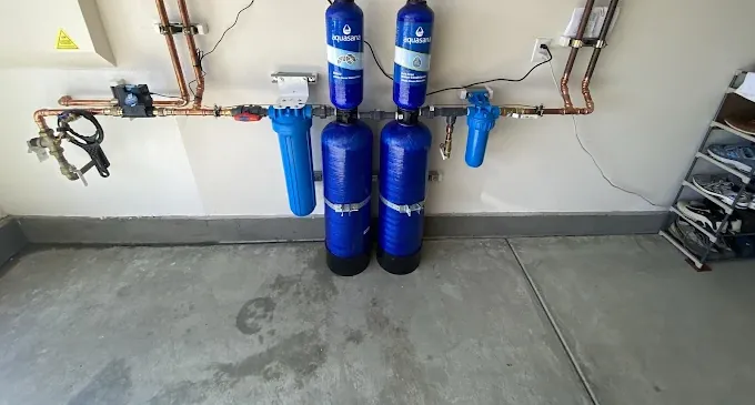 Whole-home water filtration system — Kingdom Plumbing LLC, Menifee CA