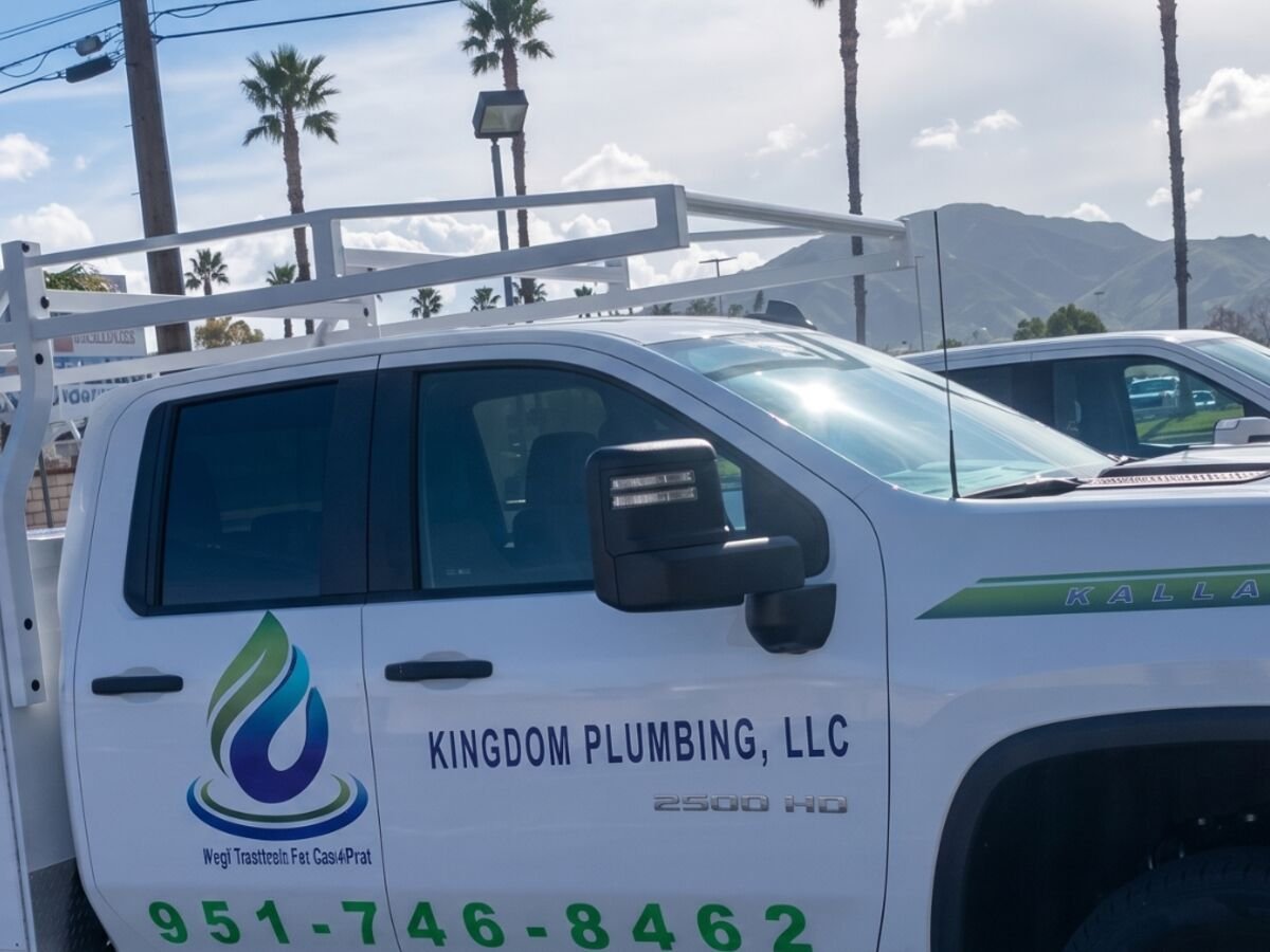 Kingdom Plumbing LLC service truck — Hemet CA