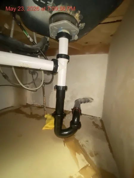 Slab repair in progress — Hemet CA plumber